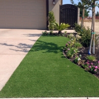 Installing Artificial Grass Jacksonville, Florida Landscaping, Front Yard